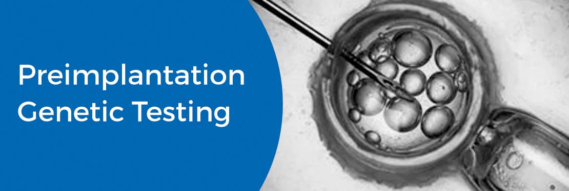 An embryo being inserted as part of the procedure for  preimplantation Genetic Testing  at Milann IVF center.